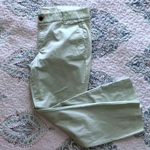 J. Crew Mint Green Frankie Chino